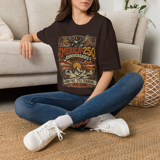 America's 250th Anniversary T‑Shirt — 1776–2026 Patriotic Eagle Graphic