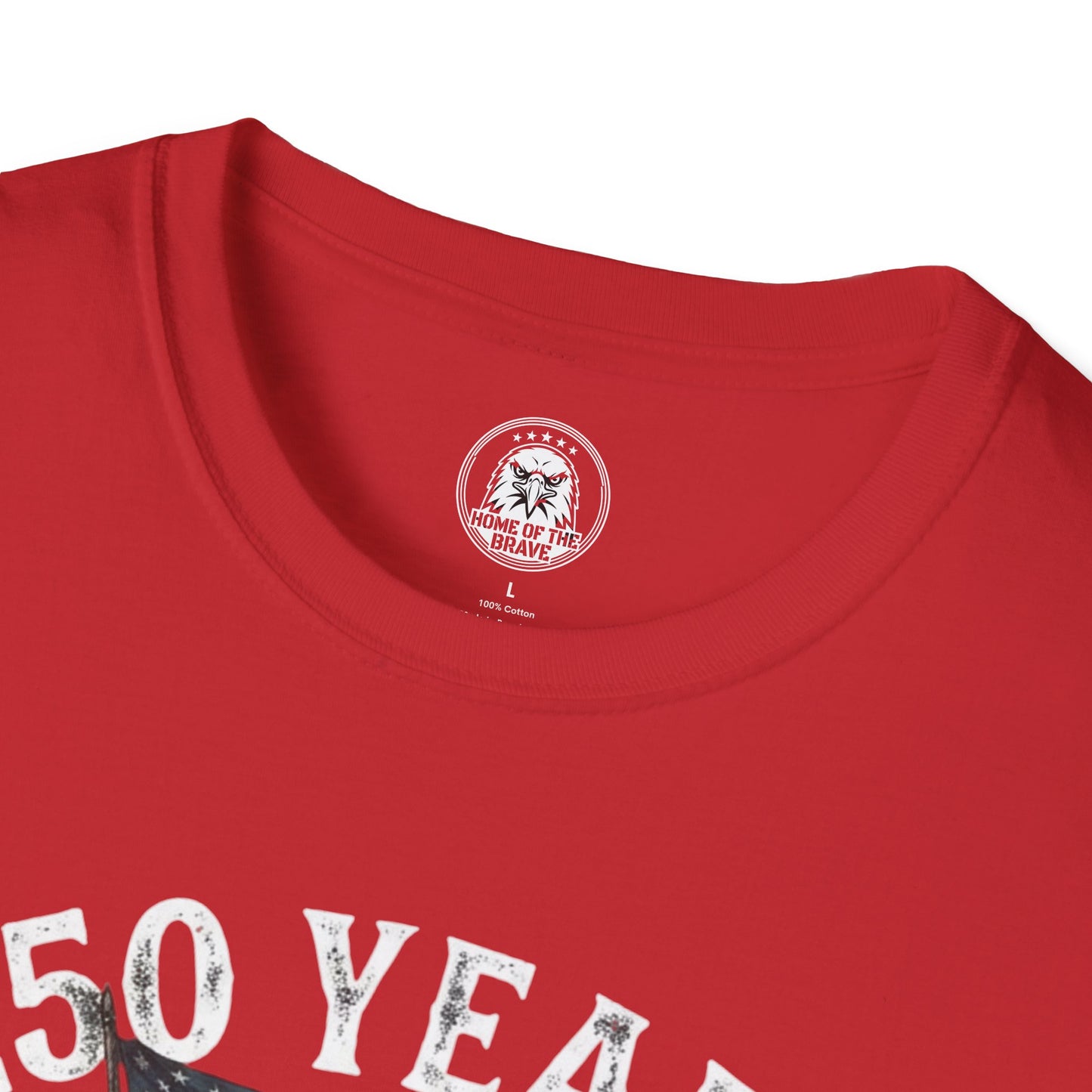 250 Years T-Shirt — 1776–2026 Patriotic American Flag & Longhorn Design