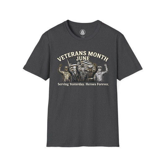 Veterans Month June T-Shirt — Proud Military Tribute Tee