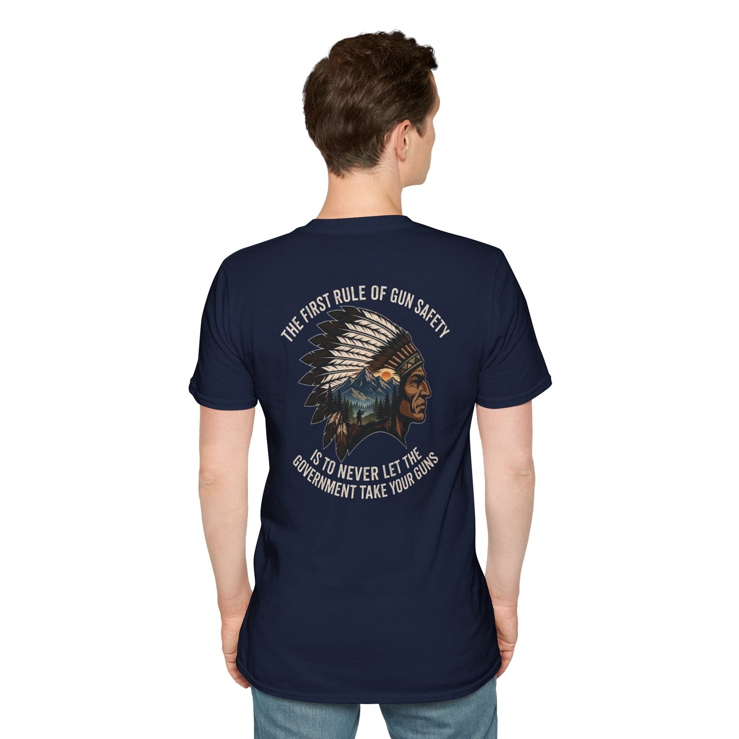 T-Shirt — 'Home of the Brave' Eagle Patriotic Graphic Tee