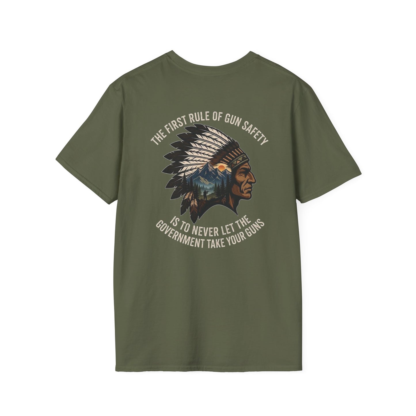 T-Shirt — 'Home of the Brave' Eagle Patriotic Graphic Tee