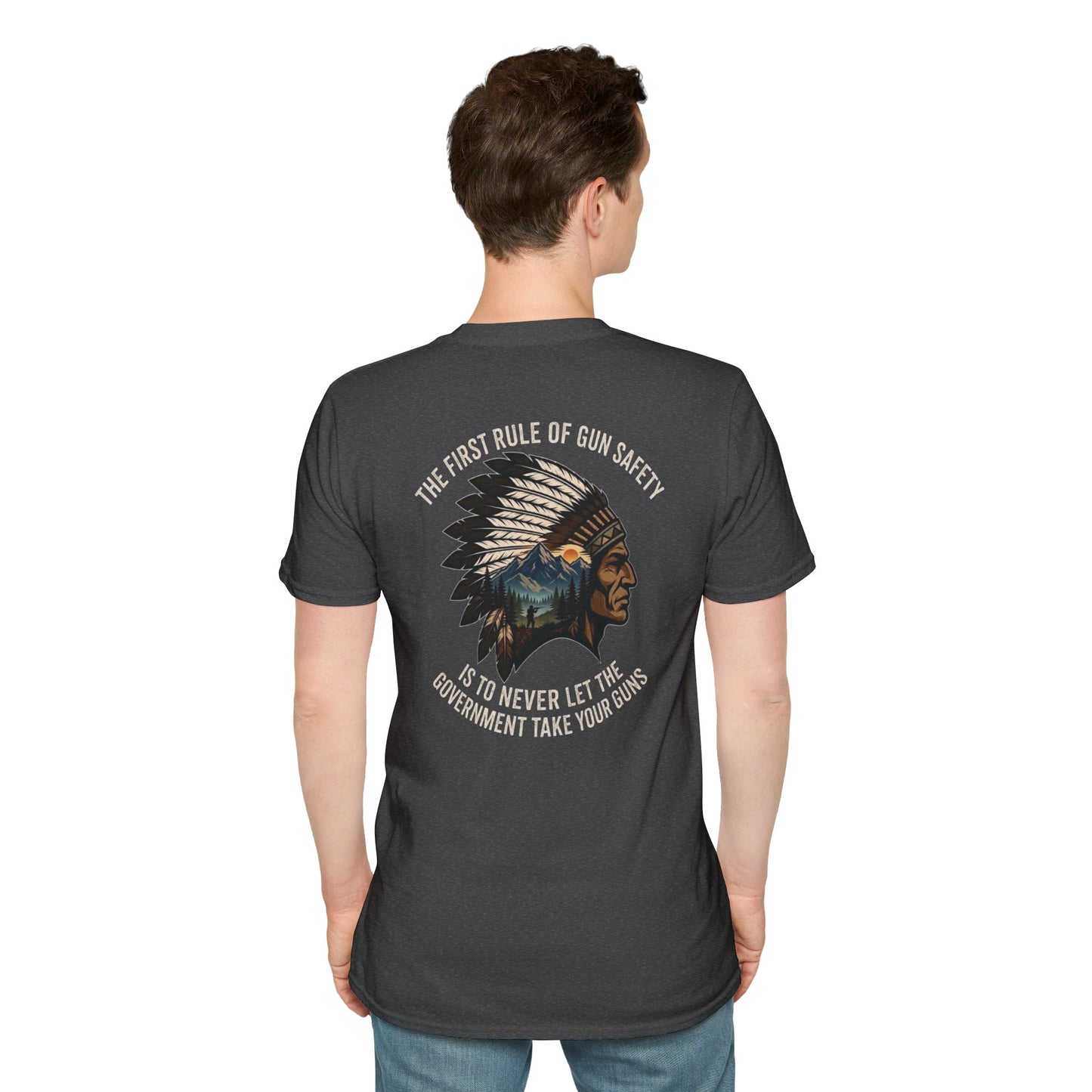T-Shirt — 'Home of the Brave' Eagle Patriotic Graphic Tee