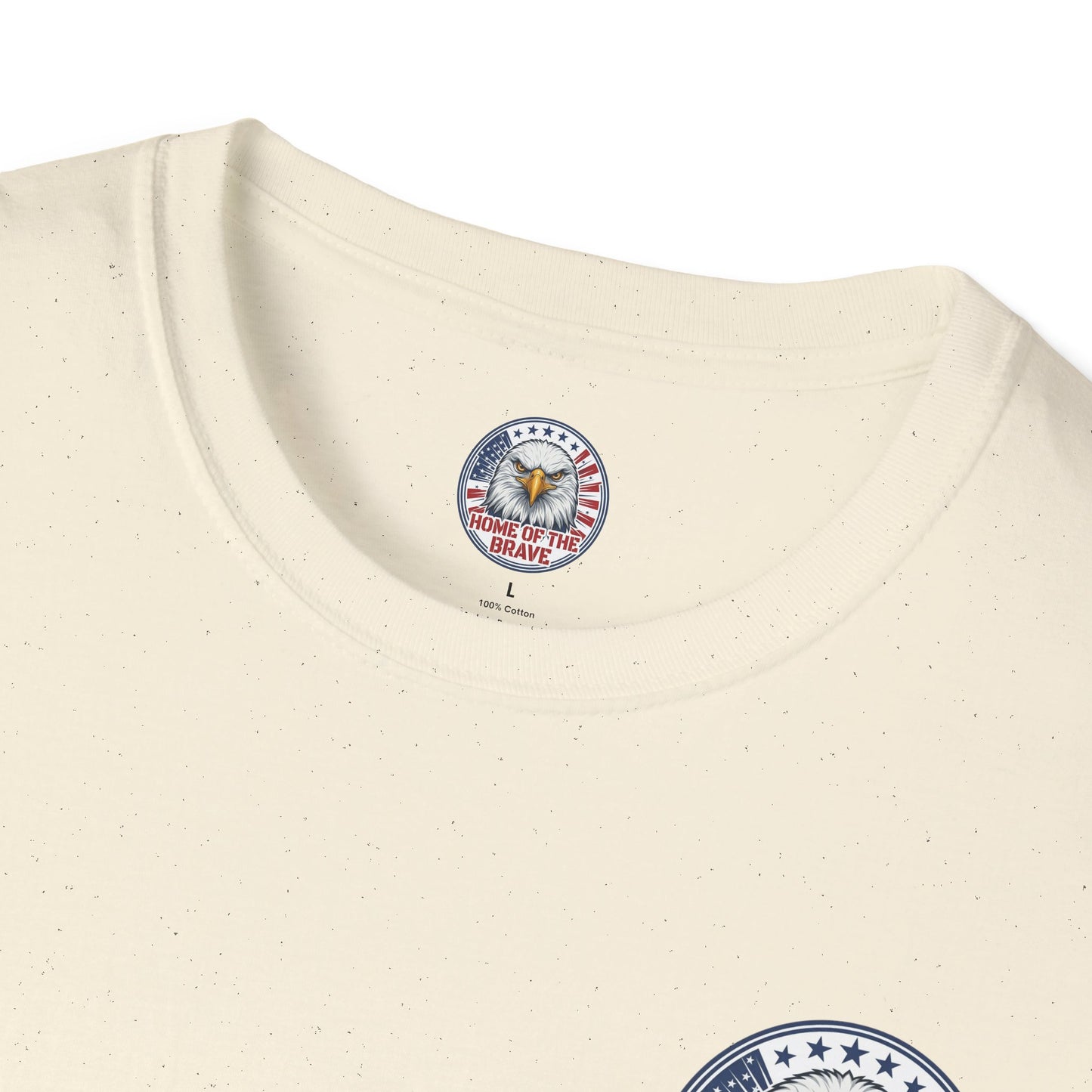 Home of the Brave Eagle T-Shirt — George & Ben Guitars Patriotic USA Flag Tee
