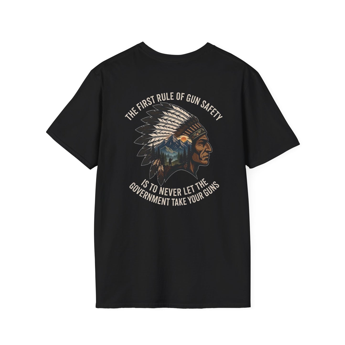 T-Shirt — 'Home of the Brave' Eagle Patriotic Graphic Tee