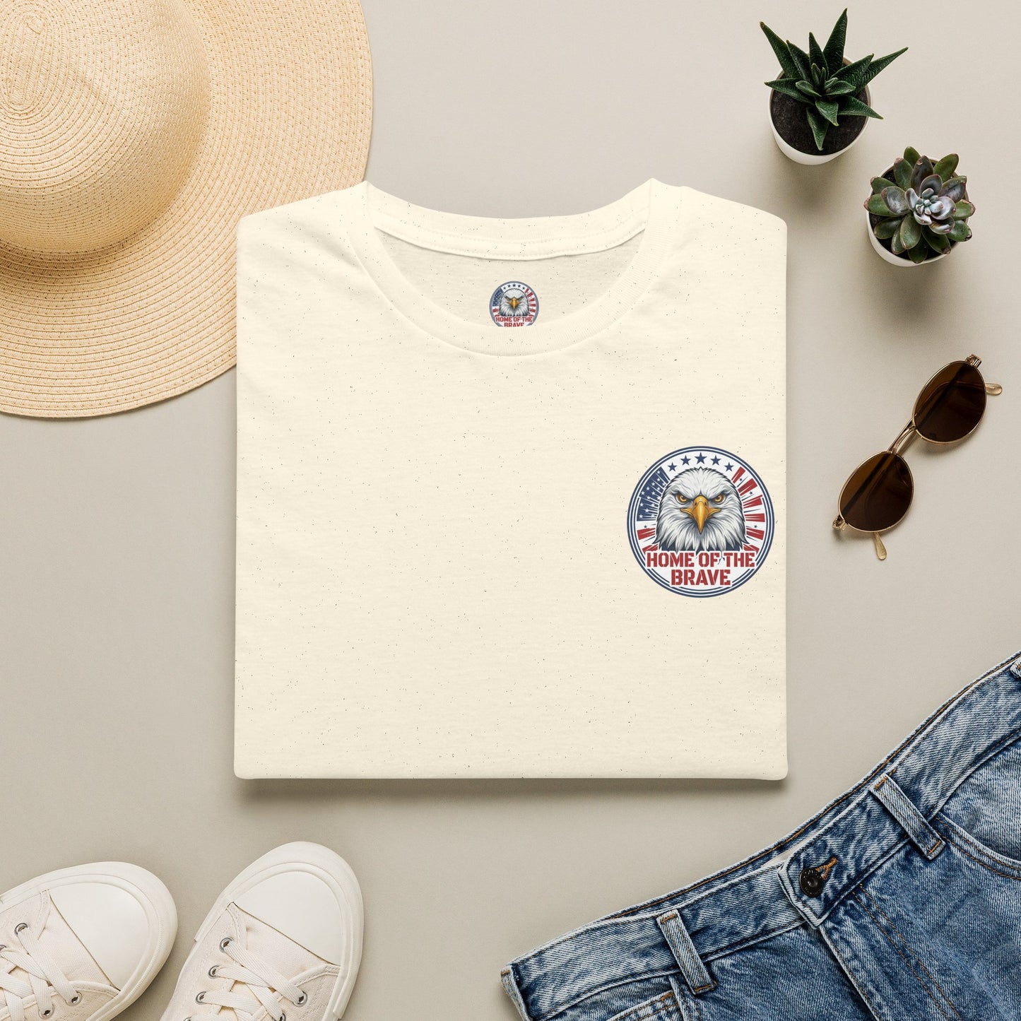 Veteran Eagle Emblem T-Shirt — Crimanals Prefer Logo Tee