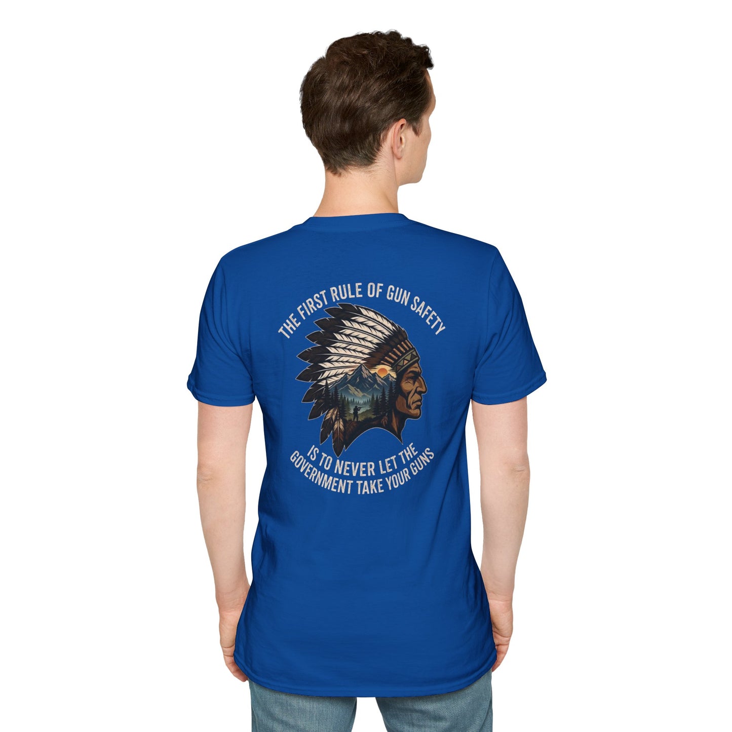 T-Shirt — 'Home of the Brave' Eagle Patriotic Graphic Tee