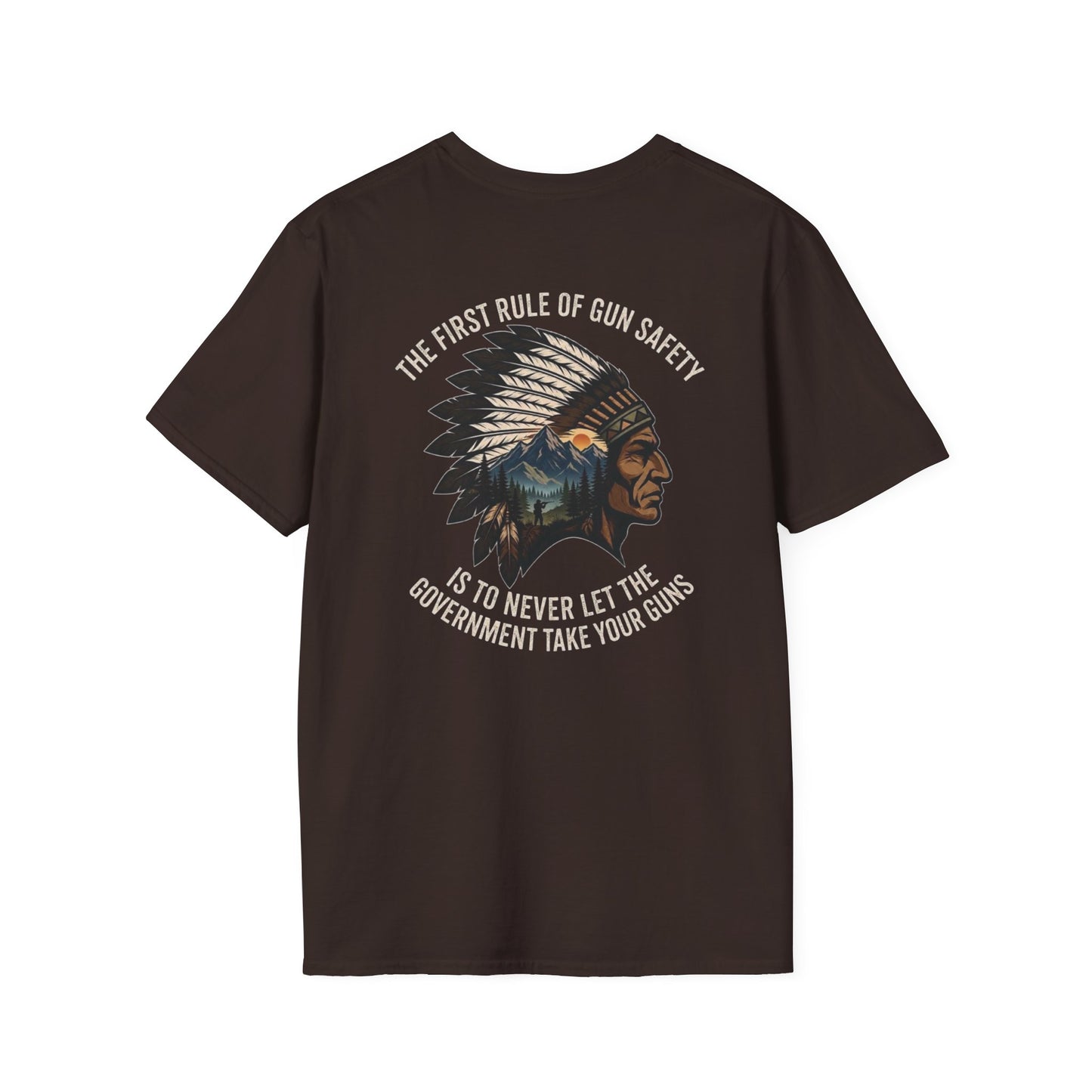 T-Shirt — 'Home of the Brave' Eagle Patriotic Graphic Tee