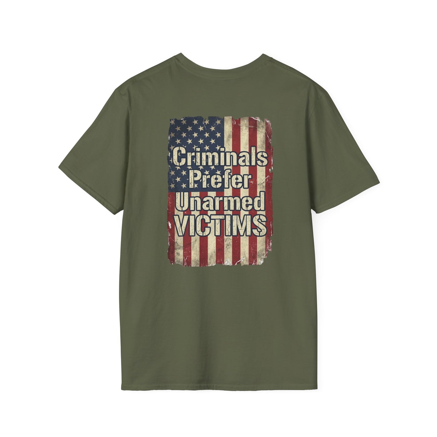 Veteran Eagle Emblem T-Shirt — Crimanals Prefer Logo Tee