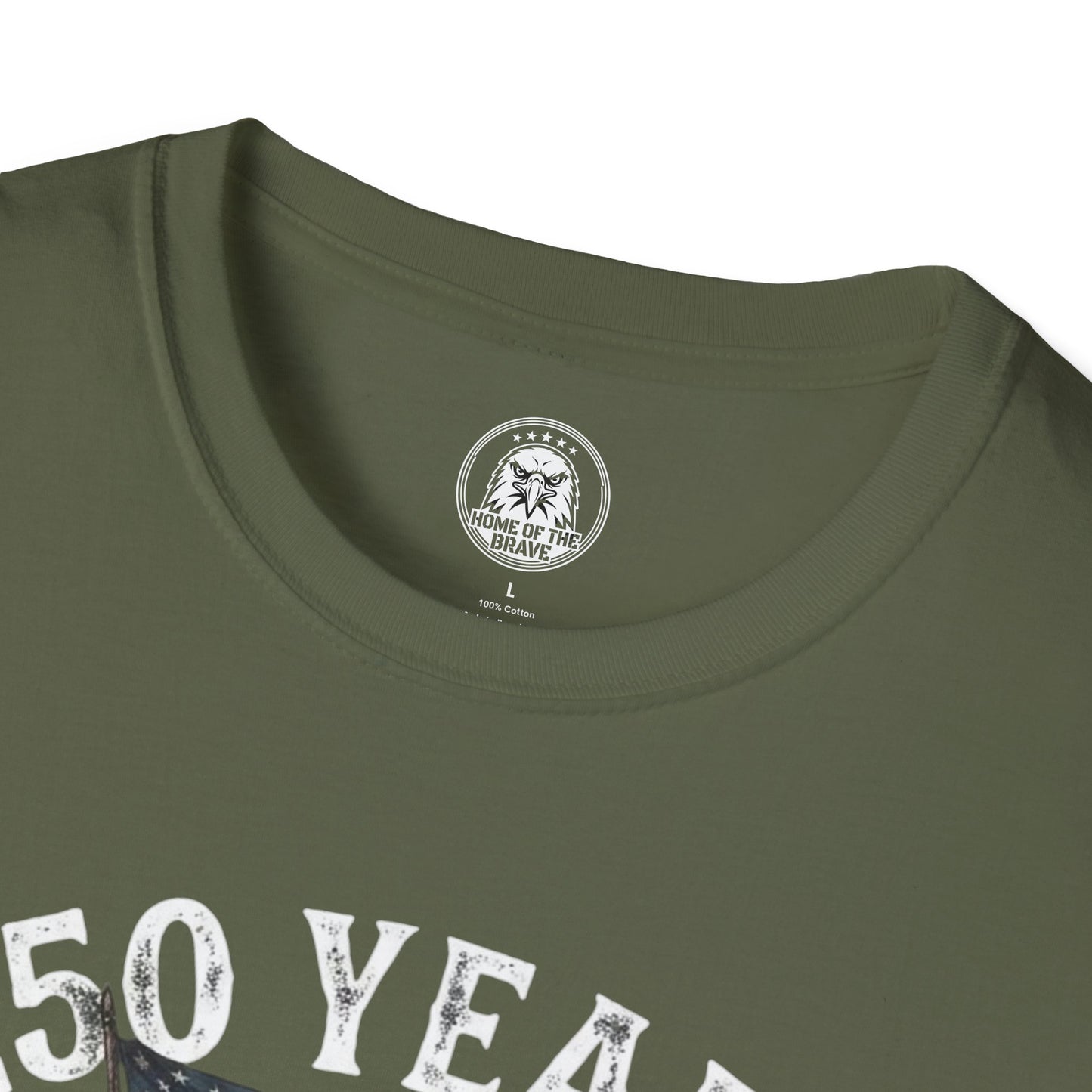 250 Years T-Shirt — 1776–2026 Patriotic American Flag & Longhorn Design