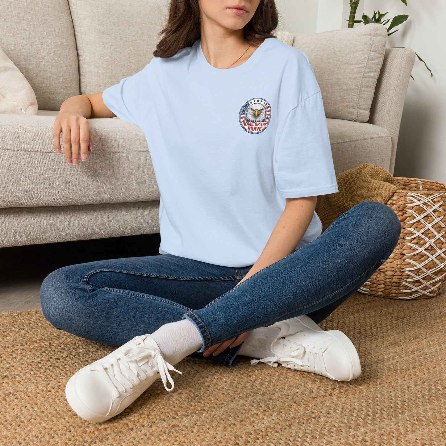 Veteran Eagle Emblem T-Shirt — Crimanals Prefer Logo Tee
