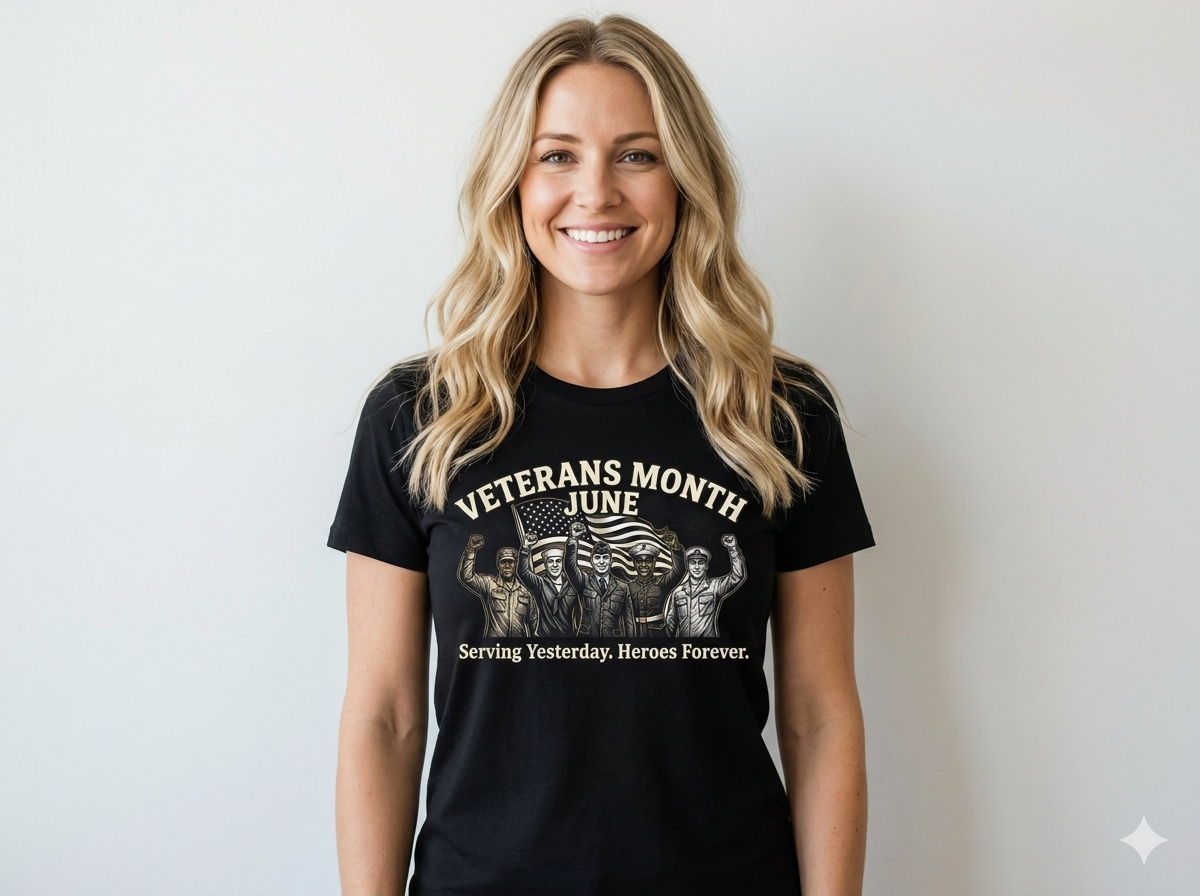 Veterans Month June T-Shirt — Proud Military Tribute Tee