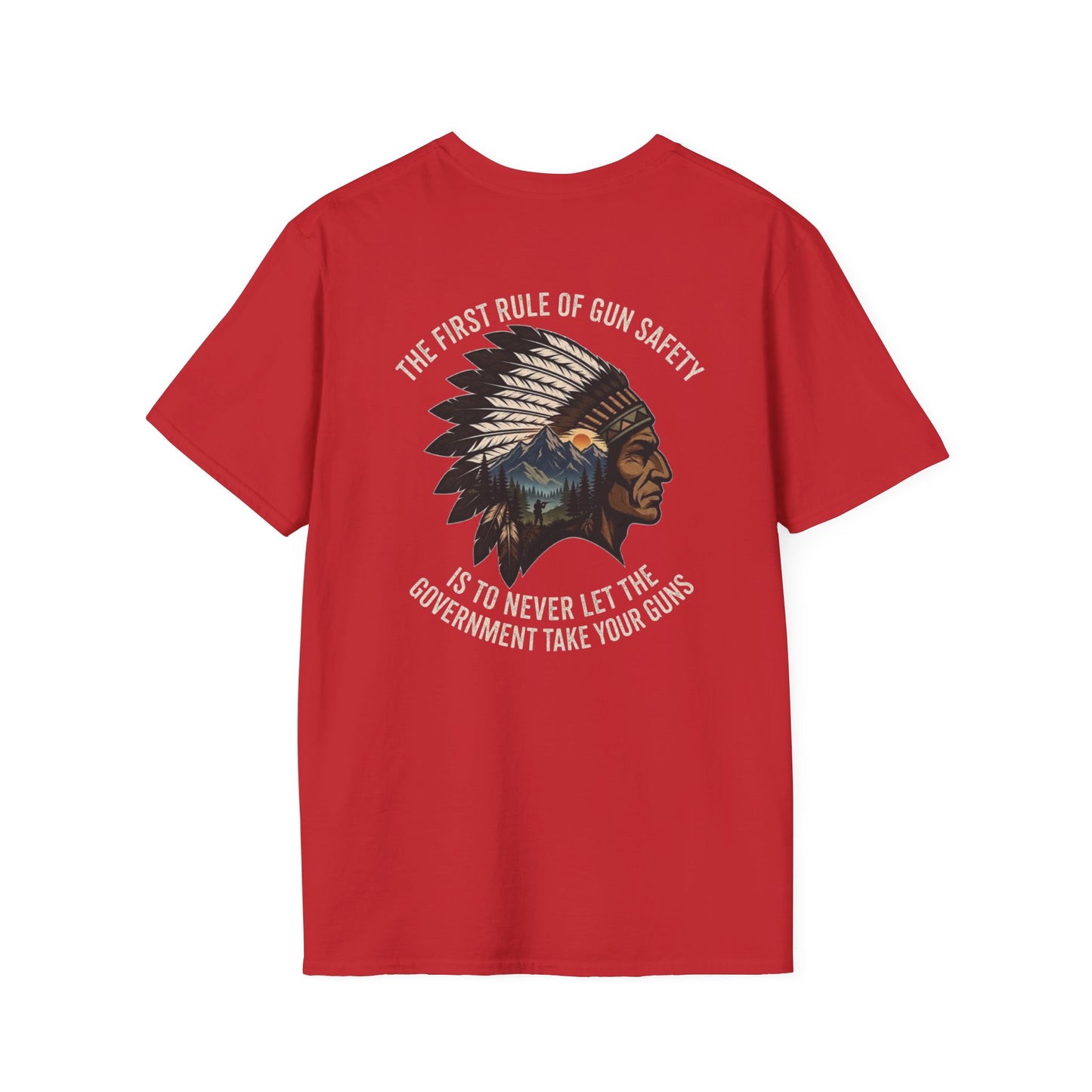 T-Shirt — 'Home of the Brave' Eagle Patriotic Graphic Tee