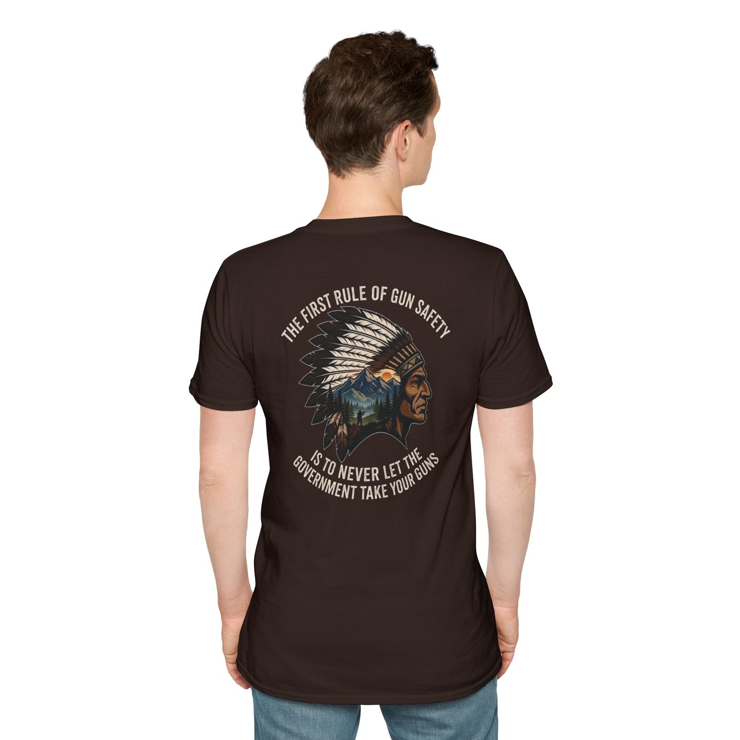 T-Shirt — 'Home of the Brave' Eagle Patriotic Graphic Tee