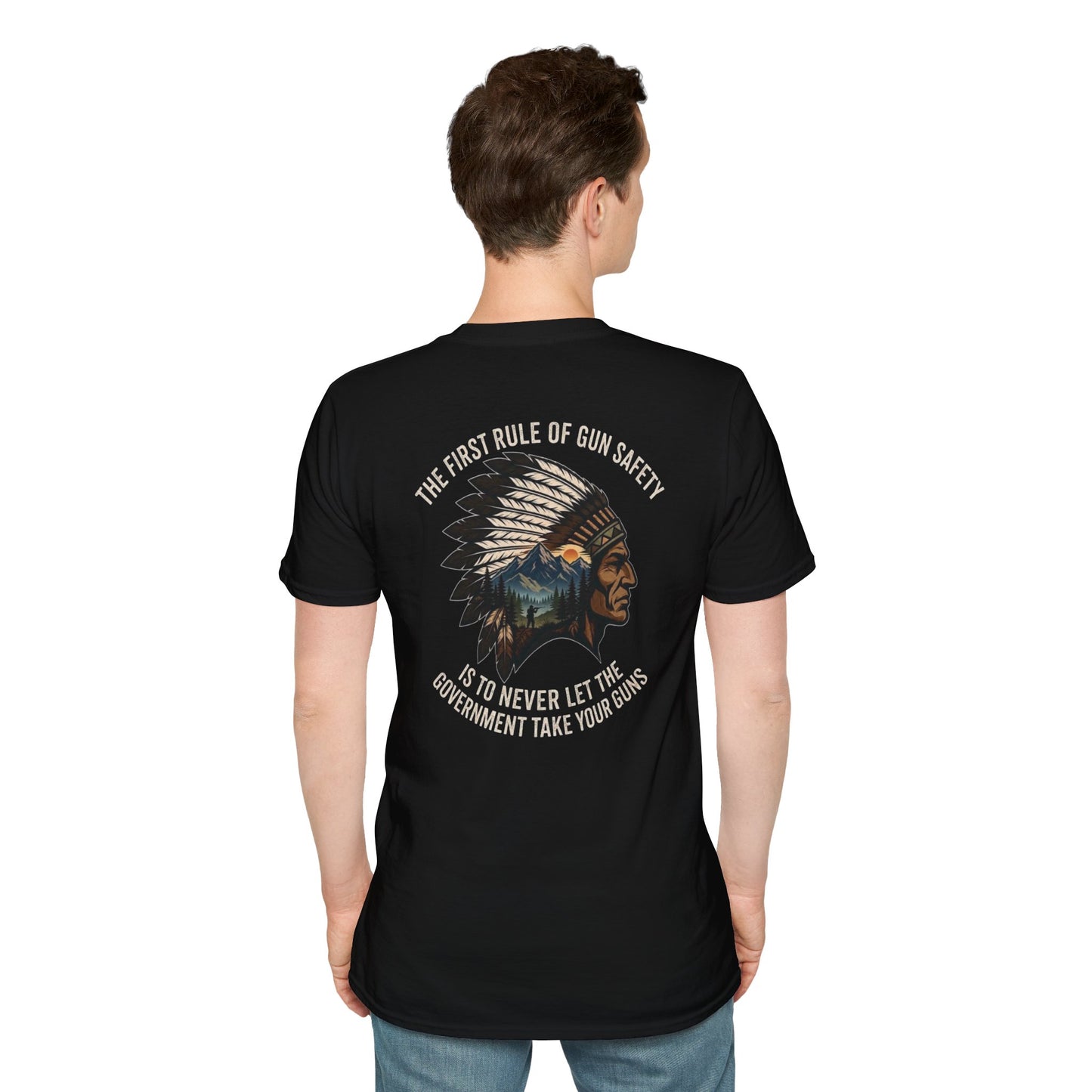 T-Shirt — 'Home of the Brave' Eagle Patriotic Graphic Tee