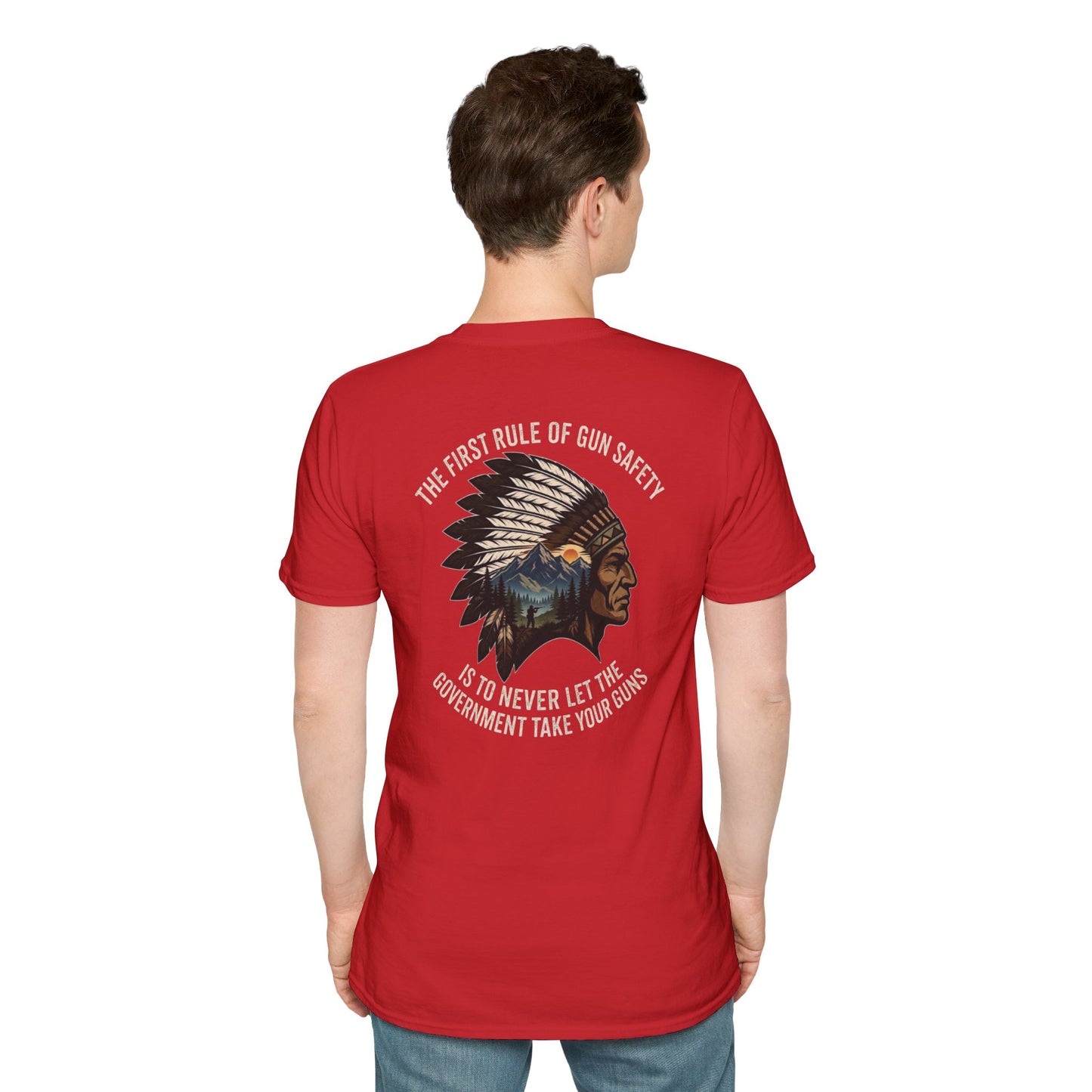 T-Shirt — 'Home of the Brave' Eagle Patriotic Graphic Tee