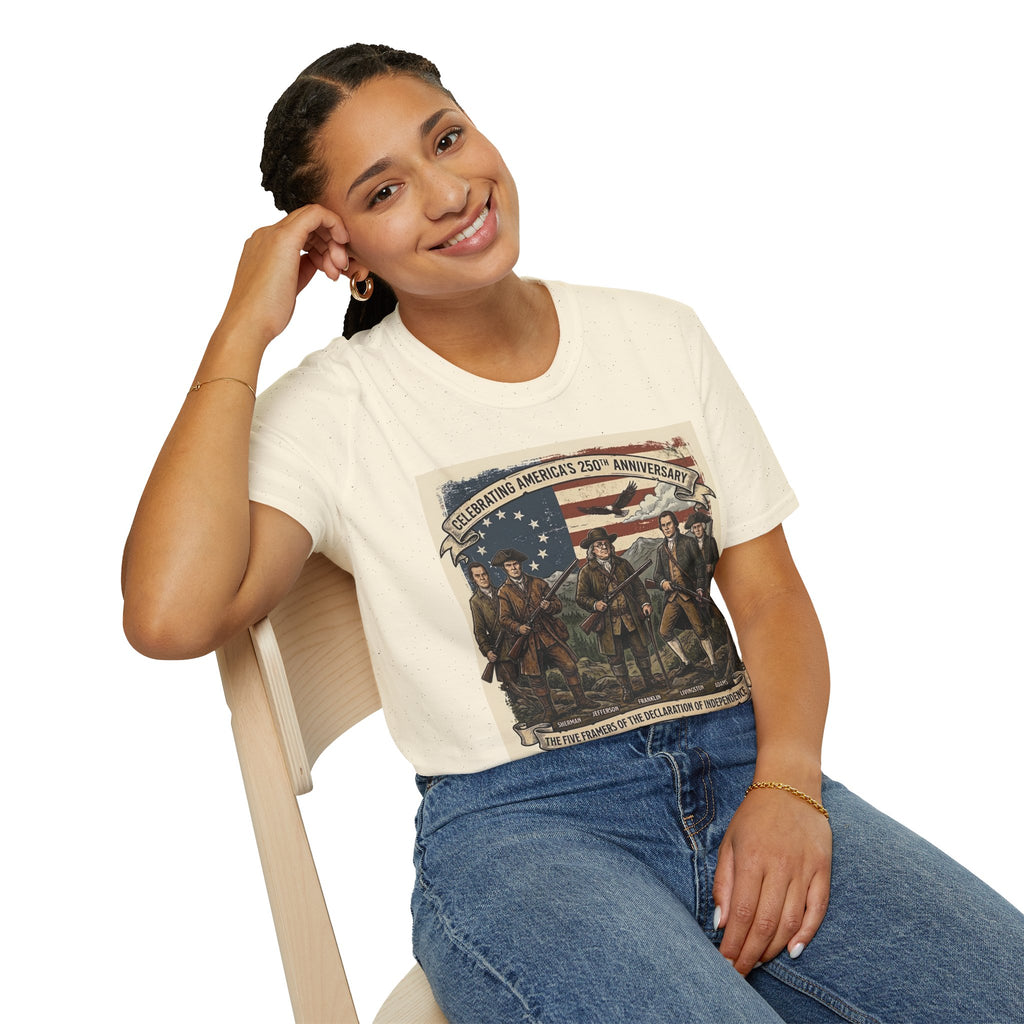 1776–2026 'At The Ready' Historical Patriots T-Shirt — Celebrating America's 250th Anniversary