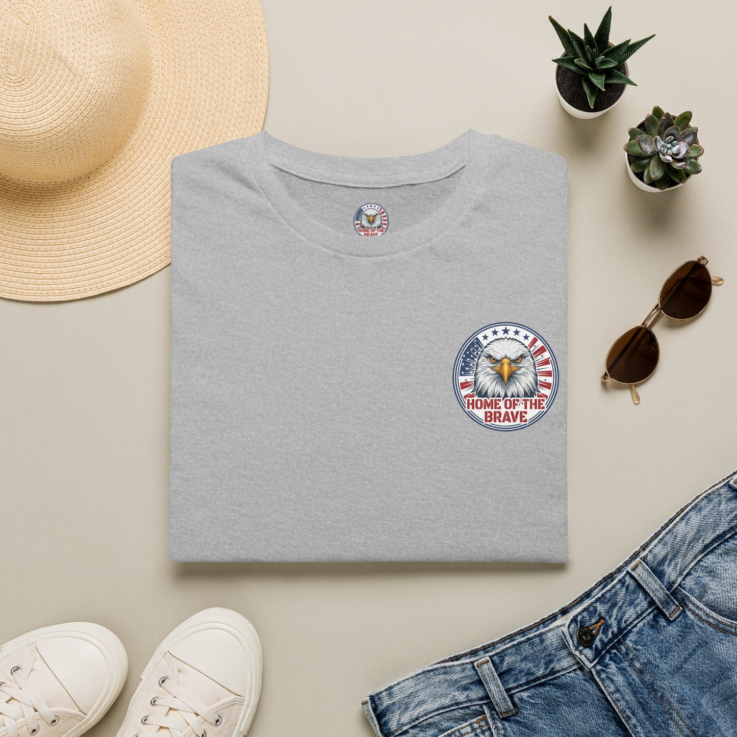 Veteran Eagle Emblem T-Shirt — Crimanals Prefer Logo Tee