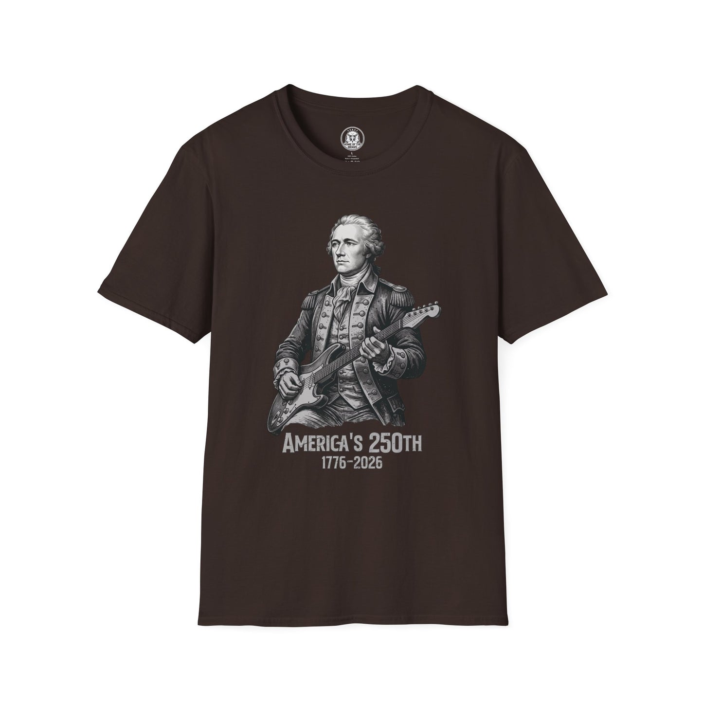 America's 250th T-Shirt — Patriotic Hamilton Guitar Graphic (1776–2026)