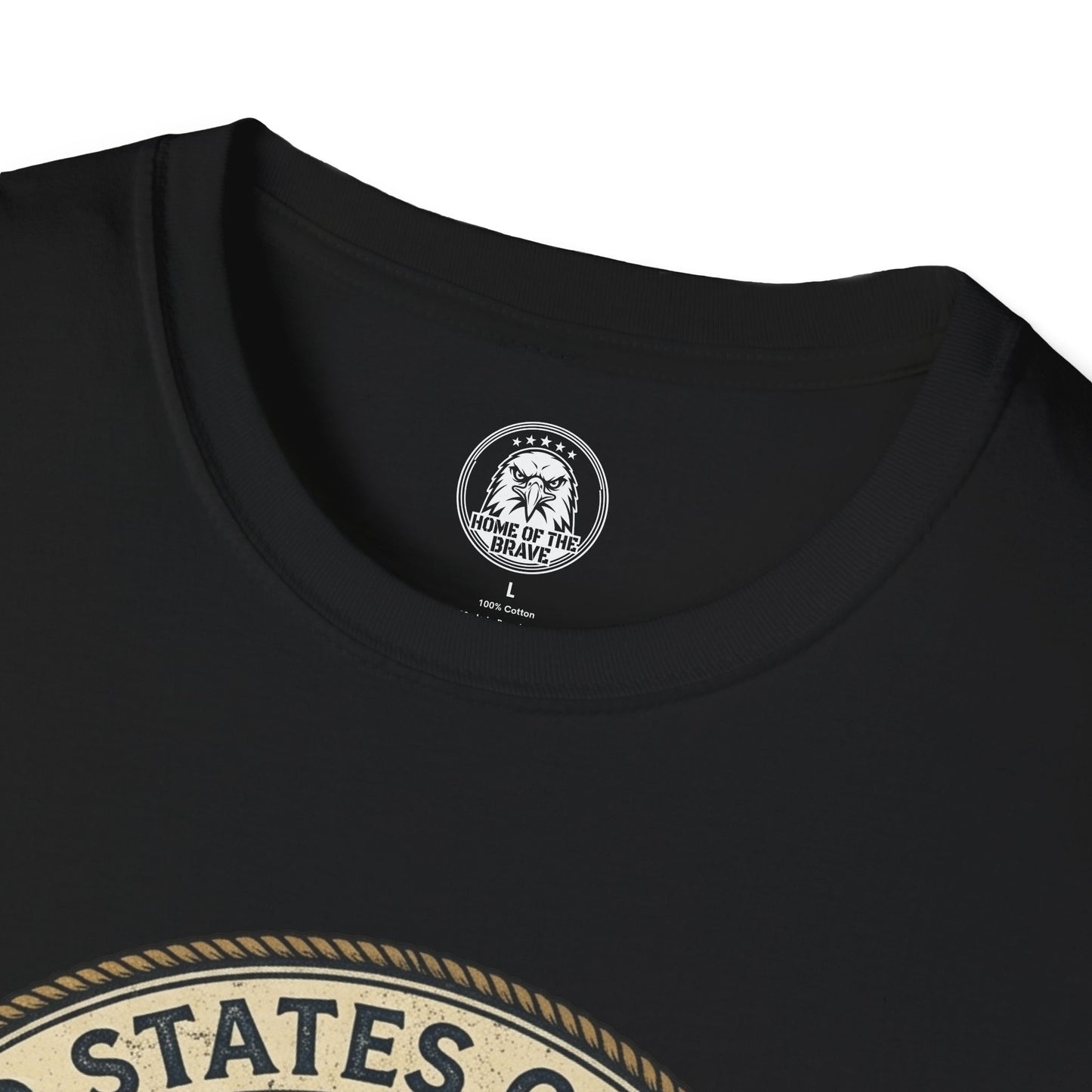 Liberty Bell Emblem T-Shirt — United States of America Vintage Flag Design