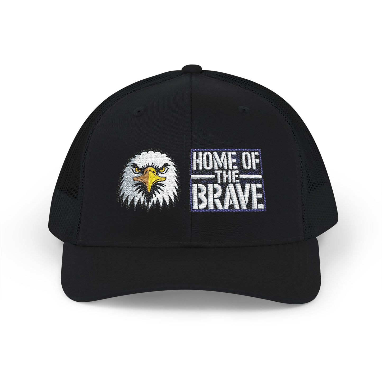 Home of the Brave Eagle Snapback Trucker Cap