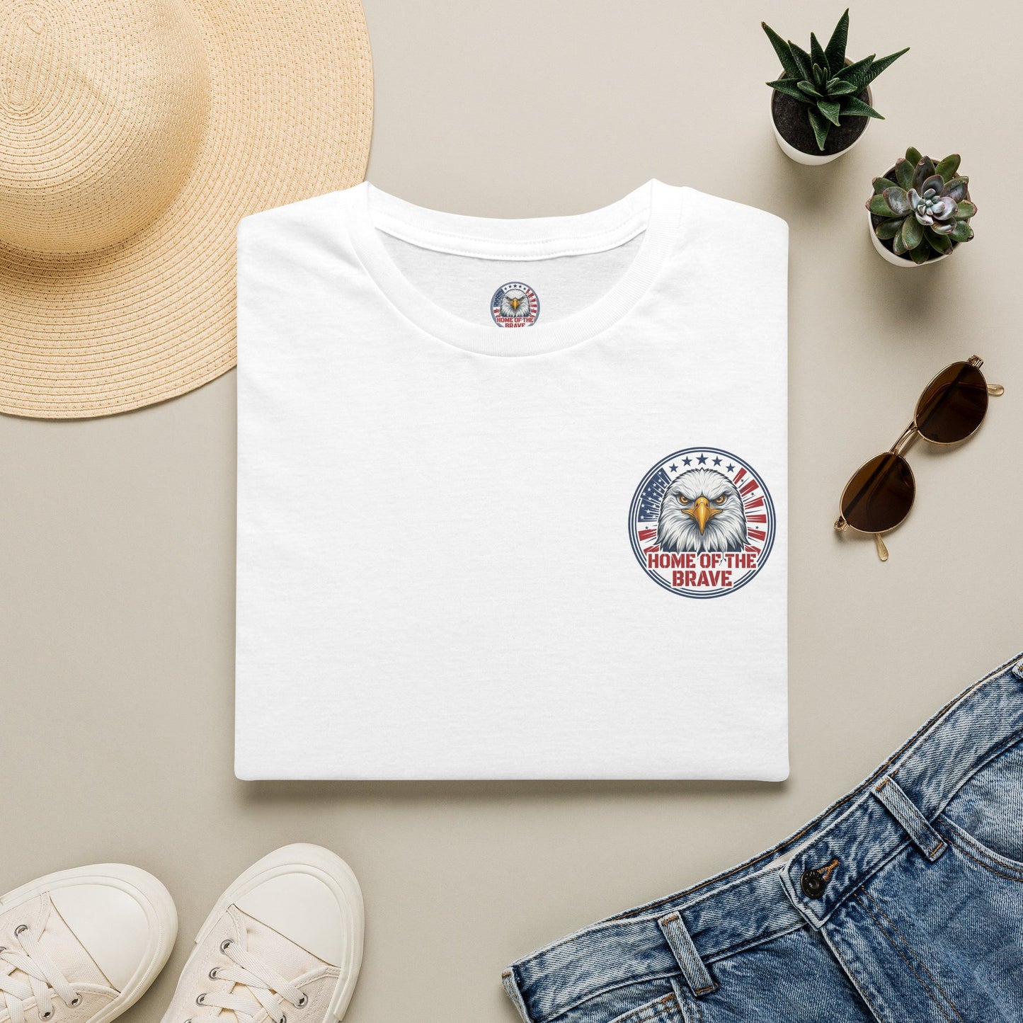 Veteran Eagle Emblem T-Shirt — Crimanals Prefer Logo Tee