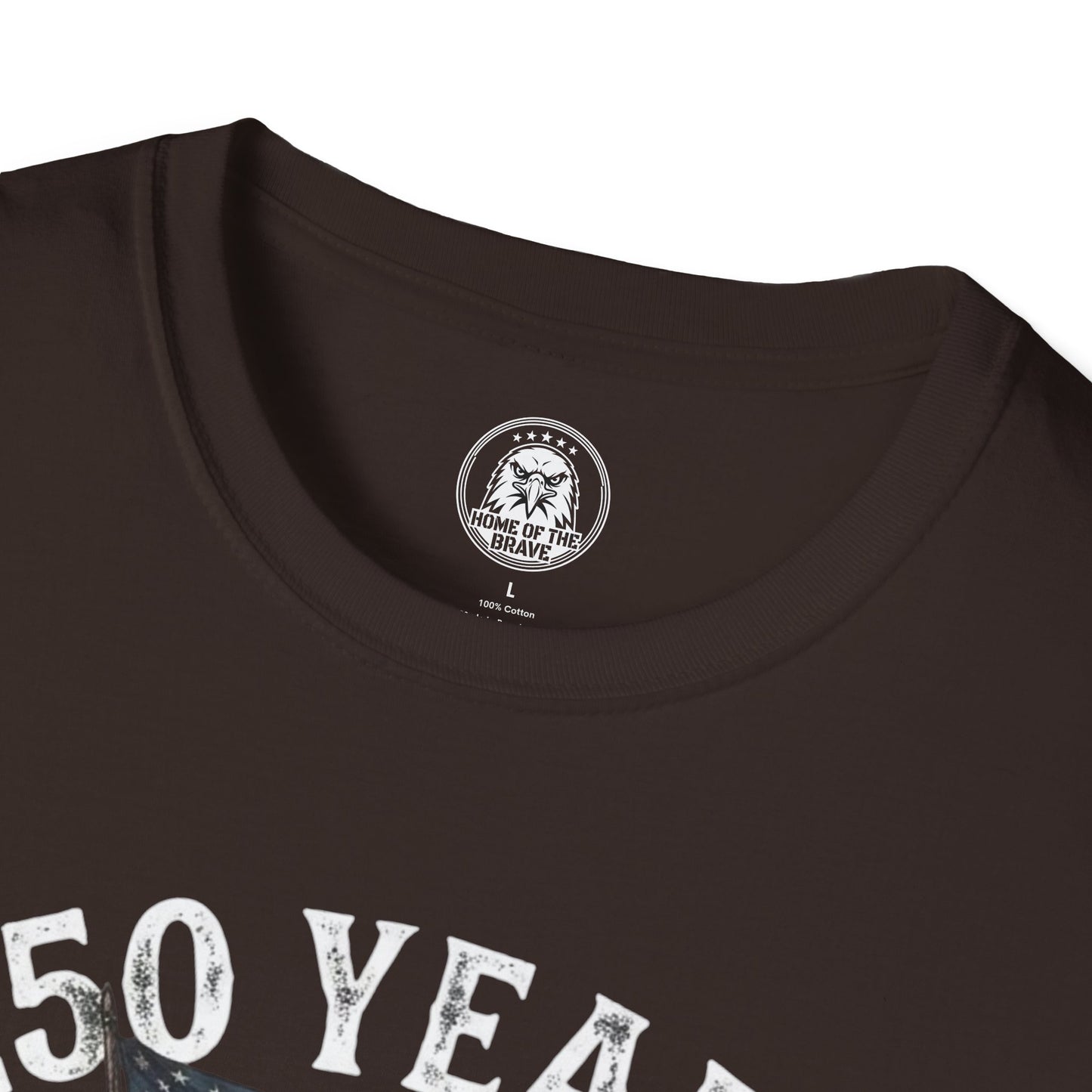 250 Years T-Shirt — 1776–2026 Patriotic American Flag & Longhorn Design