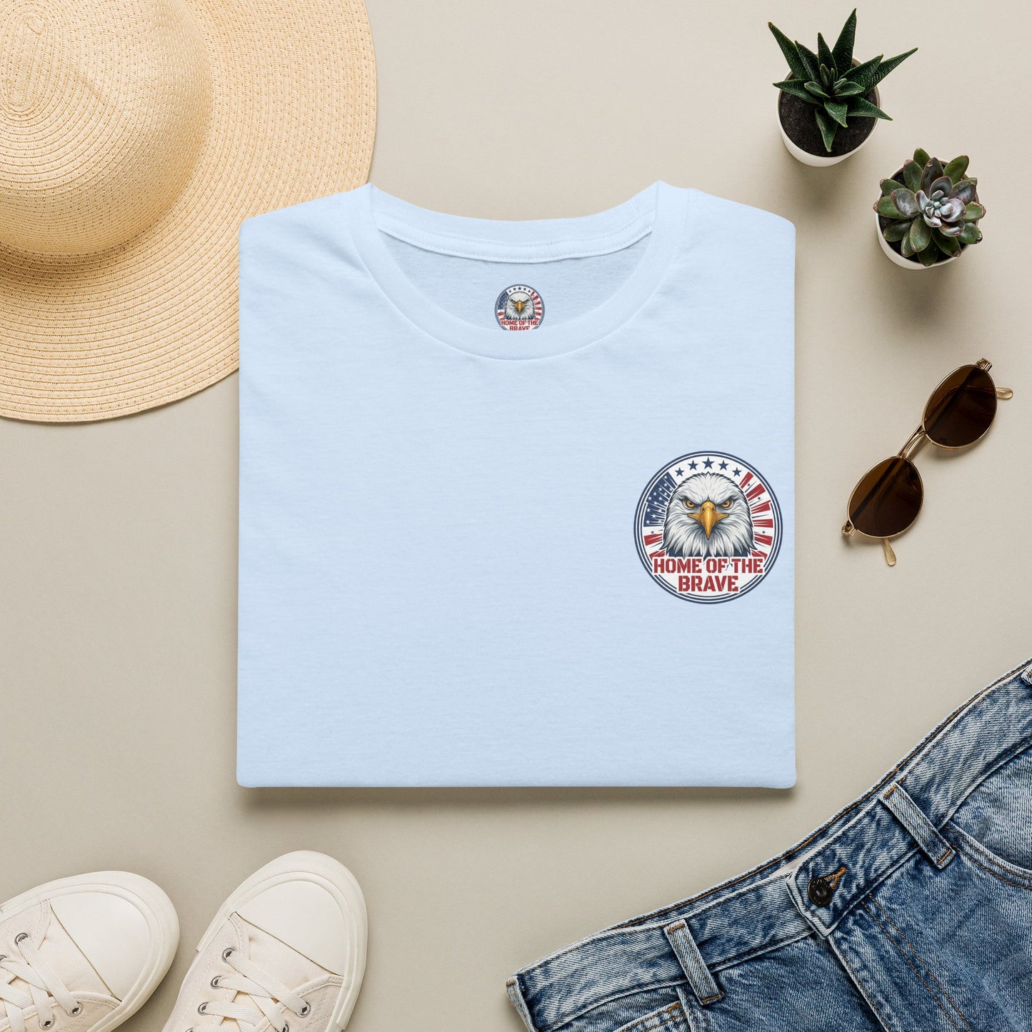 Veteran Eagle Emblem T-Shirt — Crimanals Prefer Logo Tee