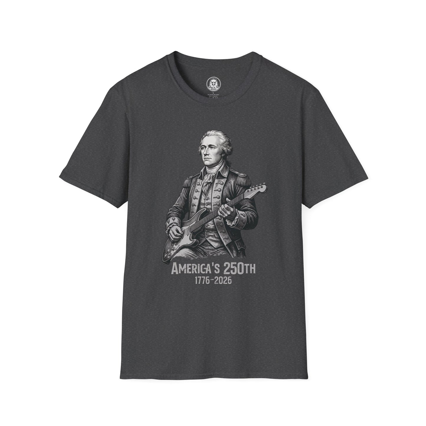 America's 250th T-Shirt — Patriotic Hamilton Guitar Graphic (1776–2026)
