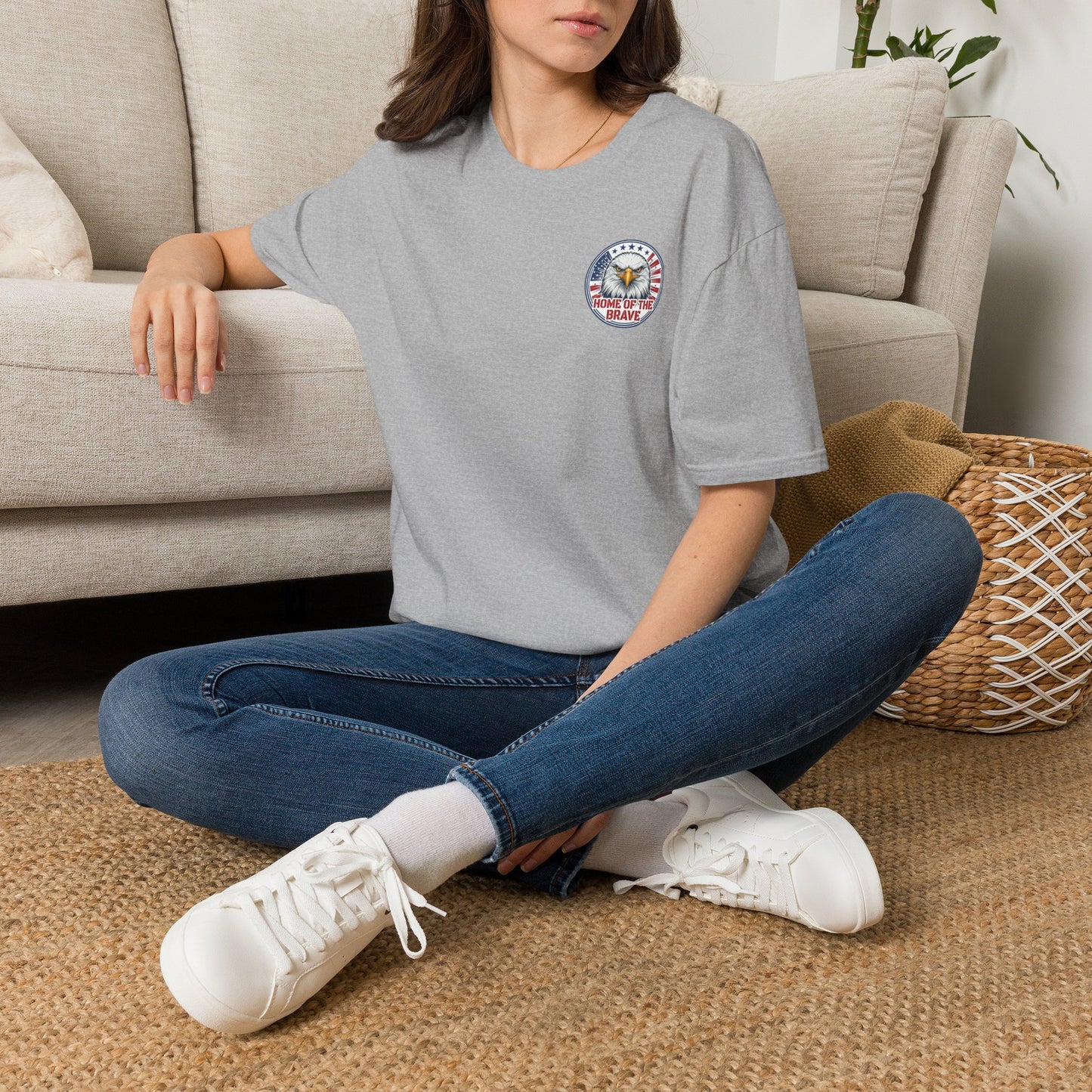 Veteran Eagle Emblem T-Shirt — Crimanals Prefer Logo Tee