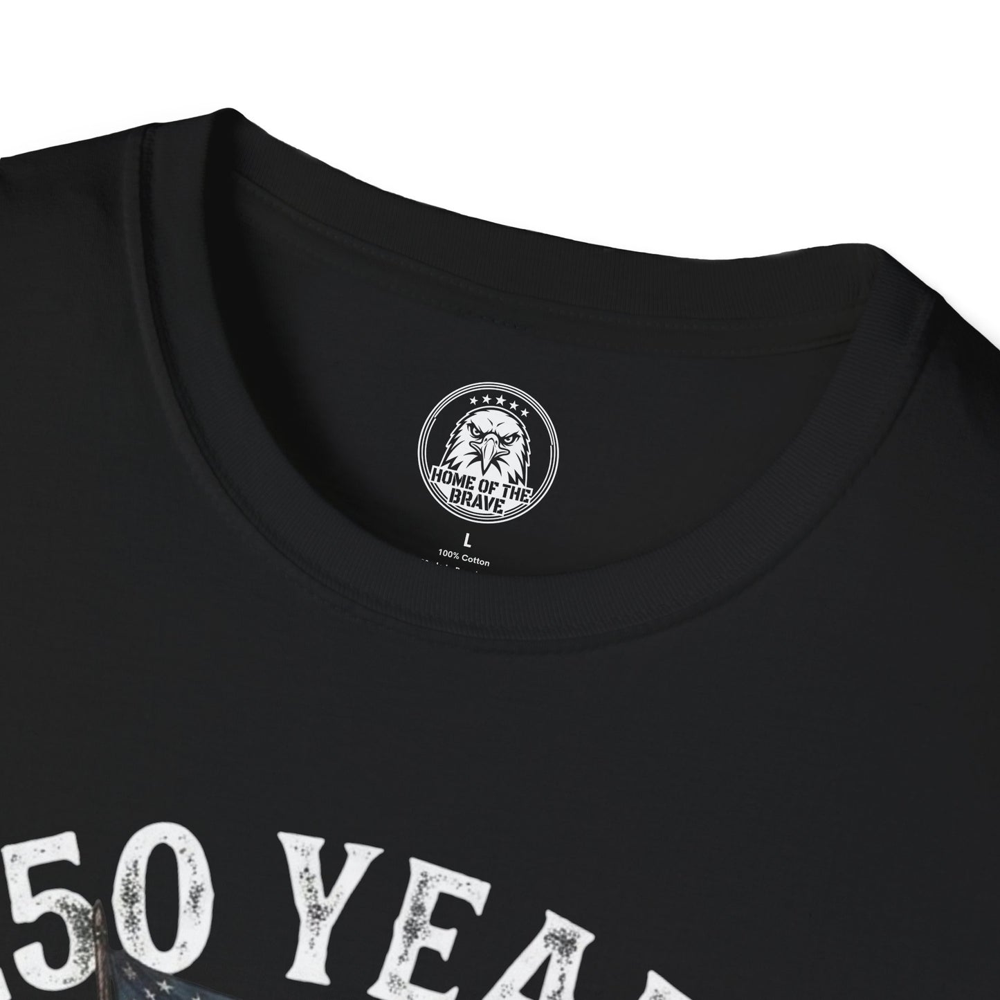 250 Years T-Shirt — 1776–2026 Patriotic American Flag & Longhorn Design