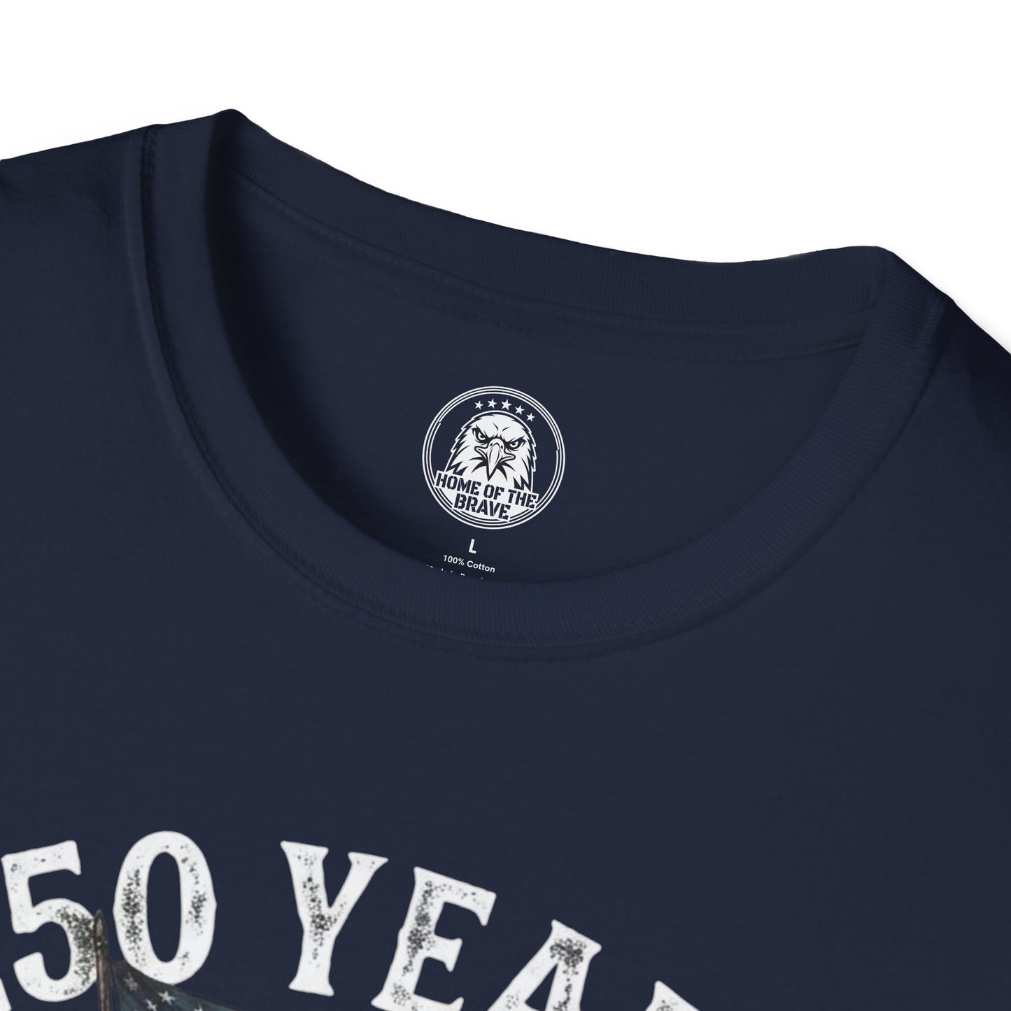 250 Years T-Shirt — 1776–2026 Patriotic American Flag & Longhorn Design