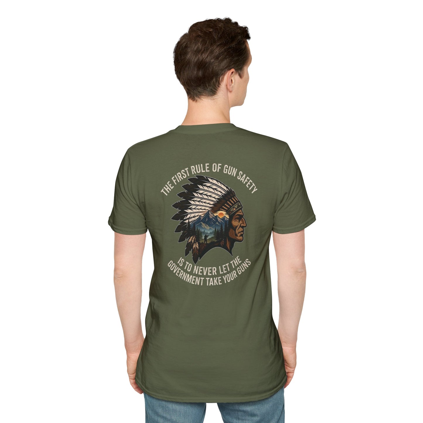 T-Shirt — 'Home of the Brave' Eagle Patriotic Graphic Tee