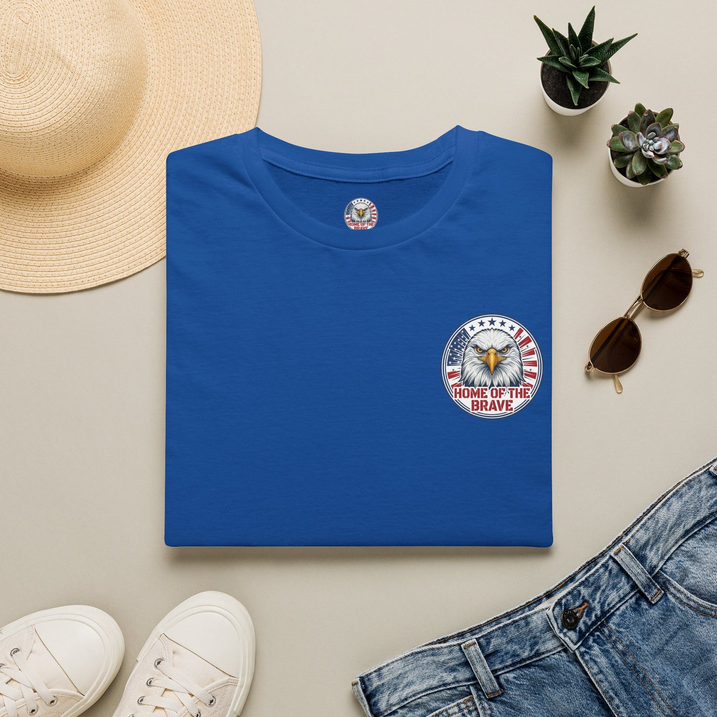 Veteran Eagle Emblem T-Shirt — Crimanals Prefer Logo Tee